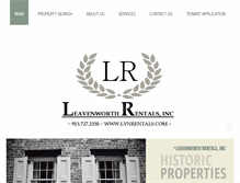Tablet Screenshot of leavenworthrent.com